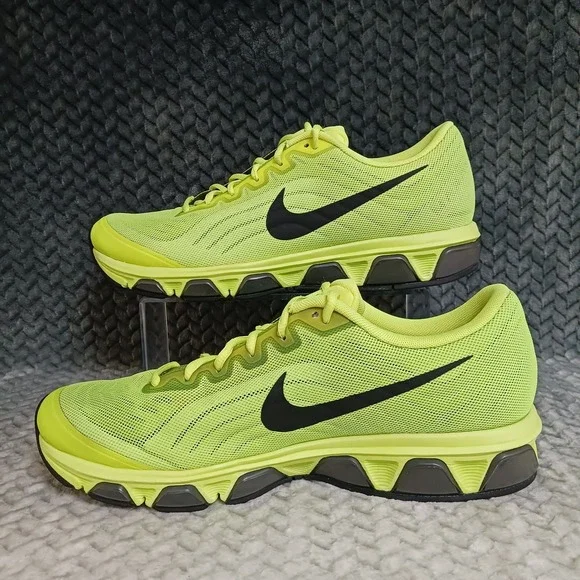 Nike Air Max Tailwind 6 Men's Road Running Shoes Barely Volt Black Size 11 - Picture 2 of 16